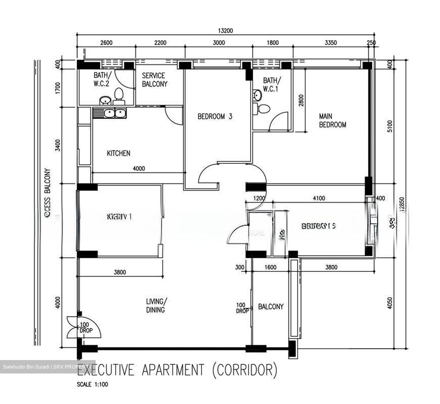 Blk 155 Pasir Ris Street 13 (Pasir Ris), HDB Executive #502309011